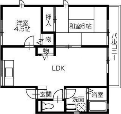 レトア文化の森の物件間取画像